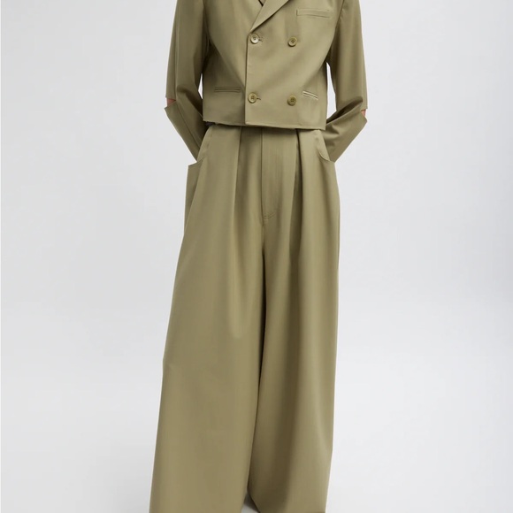 Tibi Pants - NWOT Tibi Walker Wide-Leg Artichoke Pants (Size 2 w/ snaps to adjust length)